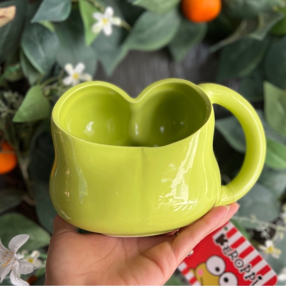 Sanrio Keroppi Green Frog Mug HTF rare OOAK - Picture 3 of 6